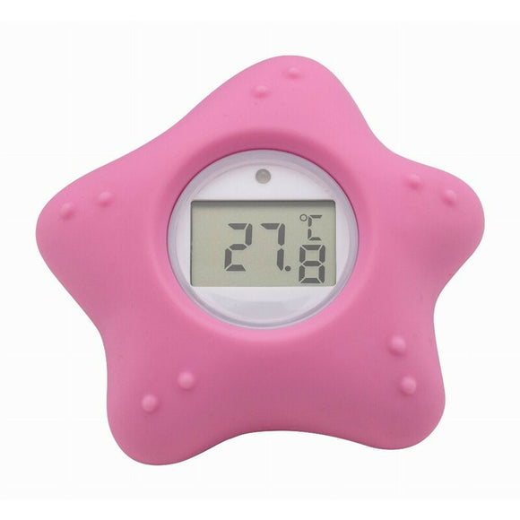 Termometru digital, FreeON, Starfish, Multifunctional, Ecran usor de citit, BPA Free, 0 luni+, Pink
