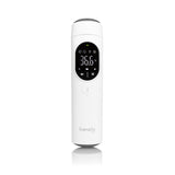 Termometru, Lionelo, FeverScan, Cu infrarosu, Fara contact, Rezultat ultrarapid, Potrivit si pentru alimente, Cu 4 moduri de functionare, Cu indicator LED si alarma sonora, Cu husa de depozitare