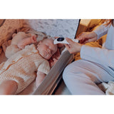 Termometru, Lionelo, FeverScan, Cu infrarosu, Fara contact, Rezultat ultrarapid, Potrivit si pentru alimente, Cu 4 moduri de functionare, Cu indicator LED si alarma sonora, Cu husa de depozitare