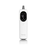 Termometru, Lionelo, FeverScan, Cu infrarosu, Fara contact, Rezultat ultrarapid, Potrivit si pentru alimente, Cu 4 moduri de functionare, Cu indicator LED si alarma sonora, Cu husa de depozitare