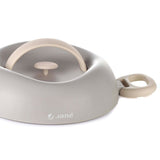 Termos cu bol din otel inoxidabil, Jane, Capacitate 1 litru, Mentine mancarea atat calda cat si rece pana la 8 ore, Perete dublu, Sand