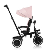 Tricicleta copii, Lionelo, Berry, 2 in 1, Multifunctionala, Suport picioare, Control al directiei, Scaun reversibil, Rotire 360 grade, Functie de roata libera, Utilizare pana la 5 ani, Constructie din otel, Conform cu standardul EN71, Roz