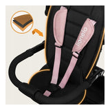 Tricicleta copii, Lionelo, Berry, 2 in 1, Multifunctionala, Suport picioare, Control al directiei, Scaun reversibil, Rotire 360 grade, Functie de roata libera, Utilizare pana la 5 ani, Constructie din otel, Conform cu standardul EN71, Roz