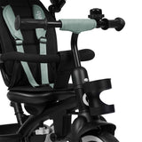 Tricicleta copii, Lionelo, Berry, 2 in 1, Multifunctionala, Suport picioare, Control al directiei, Scaun reversibil, Rotire 360 grade, Functie de roata libera, Utilizare pana la 5 ani, Constructie din otel, Conform cu standardul EN71, Verde