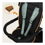 Tricicleta copii, Lionelo, Berry, 2 in 1, Multifunctionala, Suport picioare, Control al directiei, Scaun reversibil, Rotire 360 grade, Functie de roata libera, Utilizare pana la 5 ani, Constructie din otel, Conform cu standardul EN71, Verde