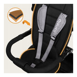 Tricicleta copii, Lionelo, Berry, 2 in 1, Multifunctionala, Suport picioare, Control al directiei, Scaun reversibil, Rotire 360 grade, Functie de roata libera, Utilizare pana la 5 ani, Constructie din otel, Conform cu standardul EN71, Gri