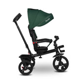 Tricicleta copii, Lionelo, Haari, Ultrapliabila, Multifunctionala, Suport picioare, Control al directiei, Scaun reversibil, Rotire 360 grade, Conform cu standardul european de securitate EN71, Verde