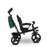 Tricicleta copii, Lionelo, Haari, Ultrapliabila, Multifunctionala, Suport picioare, Control al directiei, Scaun reversibil, Rotire 360 grade, Conform cu standardul european de securitate EN71, Verde