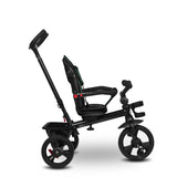 Tricicleta copii, Lionelo, Haari, Ultrapliabila, Multifunctionala, Suport picioare, Control al directiei, Scaun reversibil, Rotire 360 grade, Conform cu standardul european de securitate EN71, Verde