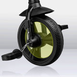 Tricicleta copii, Lionelo, Haari, Ultrapliabila, Multifunctionala, Suport picioare, Control al directiei, Scaun reversibil, Rotire 360 grade, Conform cu standardul european de securitate EN71, Verde