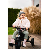 Tricicleta copii, Lionelo, Haari, Ultrapliabila, Multifunctionala, Suport picioare, Control al directiei, Scaun reversibil, Rotire 360 grade, Conform cu standardul european de securitate EN71, Verde