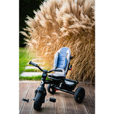 Tricicleta copii, Lionelo, Haari, Ultrapliabila, Multifunctionala, Suport picioare, Control al directiei, Scaun reversibil, Rotire 360 grade, Conform cu standardul european de securitate EN71, Verde