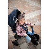 Tricicleta copii, Lionelo Kori, ultra-pliabila si multifunctionala, cu scaun rotativ 360°, control parental, suport pentru picioare si accesorii premium, Verde