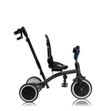 Tricicleta copii, Lionelo, Tris Plus, Ultrapliabila, Multifunctionala, Pana la 25 kg, Inclinare spatar in fata si in spate, Suport picioare, Control al directiei, Scaun reversibil, Rotire 360 grade, Conform cu EN71, 9 luni-5 ani, Albastru