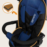 Tricicleta copii, Lionelo, Tris Plus, Ultrapliabila, Multifunctionala, Pana la 25 kg, Inclinare spatar in fata si in spate, Suport picioare, Control al directiei, Scaun reversibil, Rotire 360 grade, Conform cu EN71, 9 luni-5 ani, Albastru