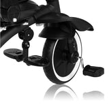 Tricicleta copii, Lionelo, Tris Plus, Ultrapliabila, Multifunctionala, Pana la 25 kg, Inclinare spatar in fata si in spate, Suport picioare, Control al directiei, Scaun reversibil, Rotire 360 grade, Conform cu EN71, 9 luni-5 ani, Albastru