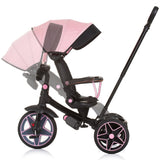 Tricicleta cu copertina si sezut reversibil Chipolino Derby flamingo