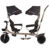 Tricicleta gemeni Chipolino Hip Hop ebony