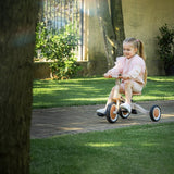 Tricicleta, Petite&Mars, Turbo, 5 in 1, Multifunctionala, Vehicul de impins, Bicicleta cu/fara pedale, Cu maner de ghidaj, Detasabil, Roti din cauciuc, Pana la 25 kg, 1.5-5 ani, Albastru