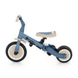 Tricicleta, Petite&Mars, Turbo, 5 in 1, Multifunctionala, Vehicul de impins, Bicicleta cu/fara pedale, Cu maner de ghidaj, Detasabil, Roti din cauciuc, Pana la 25 kg, 1.5-5 ani, Ocean Blue