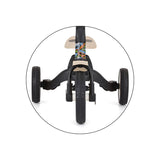 Tricicleta, Petite&Mars, Turbo, Editie limitata, 5 in 1, Multifunctionala, Vehicul de impins, Bicicleta cu/fara pedale, Cu maner de ghidaj, Detasabil, Roti din cauciuc, Pana la 25 kg, 1.5-5 ani, City Beat