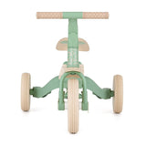 Tricicleta, Petite&Mars, Turbo, Editie limitata, 5 in 1, Multifunctionala, Vehicul de impins, Bicicleta cu/fara pedale, Cu maner de ghidaj, Detasabil, Roti din cauciuc, Pana la 25 kg, 1.5-5 ani, Green Twist