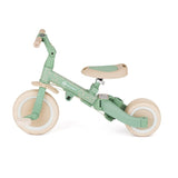 Tricicleta, Petite&Mars, Turbo, Editie limitata, 5 in 1, Multifunctionala, Vehicul de impins, Bicicleta cu/fara pedale, Cu maner de ghidaj, Detasabil, Roti din cauciuc, Pana la 25 kg, 1.5-5 ani, Green Twist