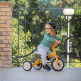 Tricicleta, Petite&Mars, Turbo, Editie limitata, 5 in 1, Multifunctionala, Vehicul de impins, Bicicleta cu/fara pedale, Cu maner de ghidaj, Detasabil, Roti din cauciuc, Pana la 25 kg, 1.5-5 ani, Green Twist