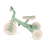 Tricicleta, Petite&Mars, Turbo, Editie limitata, 5 in 1, Multifunctionala, Vehicul de impins, Bicicleta cu/fara pedale, Cu maner de ghidaj, Detasabil, Roti din cauciuc, Pana la 25 kg, 1.5-5 ani, Green Twist