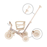 Tricicleta, Petite&Mars, Turbo, Editie limitata, 5 in 1, Multifunctionala, Vehicul de impins, Bicicleta cu/fara pedale, Cu maner de ghidaj, Detasabil, Roti din cauciuc, Pana la 25 kg, 1.5-5 ani, Pink Meadow