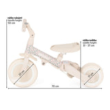 Tricicleta, Petite&Mars, Turbo, Editie limitata, 5 in 1, Multifunctionala, Vehicul de impins, Bicicleta cu/fara pedale, Cu maner de ghidaj, Detasabil, Roti din cauciuc, Pana la 25 kg, 1.5-5 ani, Pink Meadow