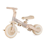 Tricicleta, Petite&Mars, Turbo, Editie limitata, 5 in 1, Multifunctionala, Vehicul de impins, Bicicleta cu/fara pedale, Cu maner de ghidaj, Detasabil, Roti din cauciuc, Pana la 25 kg, 1.5-5 ani, Pink Meadow