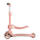 Trotineta, Lionelo, Franky, Multifunctionala, Pliabila, Pana la 50 kg, Bicicleta cu 3 roti si trotineta de echilibru, Ghidon reglabil, Sezut detasabil, Roti cu LED, Conform cu EN71, EN62115, 12 luni+, Roz