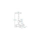 Trotineta, Lionelo, Franky, Multifunctionala, Pliabila, Pana la 50 kg, Bicicleta cu 3 roti si trotineta de echilibru, Ghidon reglabil, Sezut detasabil, Roti cu LED, Conform cu EN71, EN62115, 12 luni+, Bej