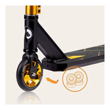 Trotineta, Lionelo, Whizz, Pentru Acrobatii, Rulmenti ABEC-9, 20 - 100 kg, Conform cu standardul european de securitate EN14619, Galben/Negru