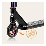 Trotineta, Lionelo, Whizz, Pentru Acrobatii, Rulmenti ABEC-9, 20 - 100 kg, Conform cu standardul european de securitate EN14619, Multicolor