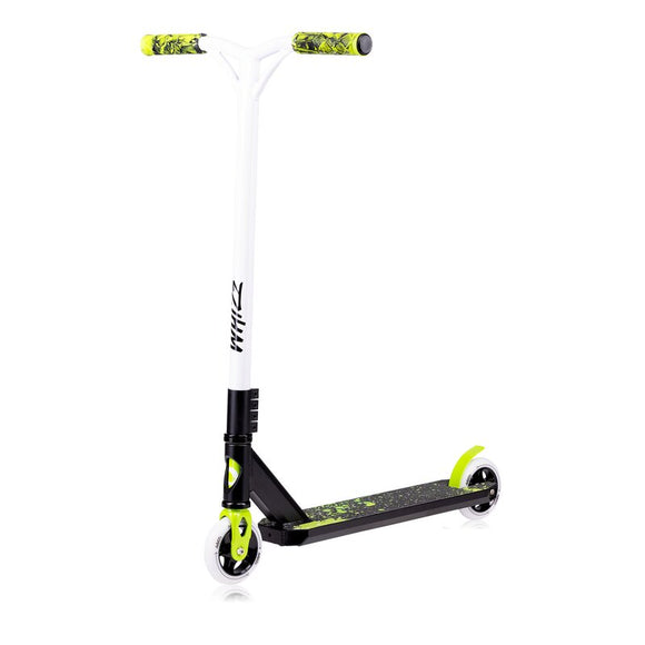 Trotineta, Lionelo, Whizz, Pentru Acrobatii, Rulmenti ABEC-9, 20 - 100 kg, Cadru din aluminiu, Usoara, 3.5 kg, Verde/Negru