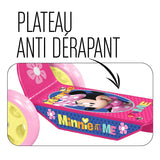 Trotineta, Stamp, Minnie Mouse, Cu 3 roti, Pana la 20 kg, Cu platforma antiderapanta, Cadru din otel, Roti din PVC, Ghidon reglabil, 2-4 ani, Pink