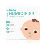 Umidificator, Fridababy, BreatheFrida, Cu ultrasunete 3 in 1, Ultra silentios, Include difuzor de uleiuri esentiale si lumina de veghe, Cu oprire automata, Rezervor BPA Free, Alb