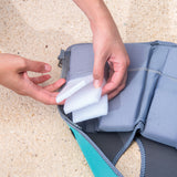 Vesta pentru inot, BBluv, Naj, Cu protectie solara SPF 50+, Neopren, Small, 1-3 ani, Aqua