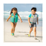 Vesta pentru inot, BBluv, Naj, Cu protectie solara SPF 50+, Neopren, Small, 1-3 ani, Aqua