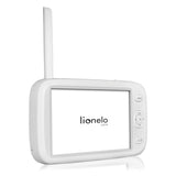 Video monitor, Lionelo, Babyline 9.1, Conexiune prin aplicatia Lionelo Smart, Pana la 8h de functionare, Comunicare bidirectionala, Cu senzor de miscare si sunete Alb