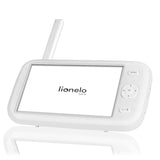 Video monitor, Lionelo, Babyline 9.1, Conexiune prin aplicatia Lionelo Smart, Pana la 8h de functionare, Comunicare bidirectionala, Cu senzor de miscare si sunete Alb