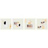 Video monitor, Lionelo, Babyline 9.1, Conexiune prin aplicatia Lionelo Smart, Pana la 8h de functionare, Comunicare bidirectionala, Cu senzor de miscare si sunete Alb