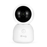 Video monitor, Lionelo, Babyline 9.2. AI, 5 inch, Camera Full HD, Zoom digital 4x, Aplicatie, Tehnologia AI cu detectare a miscarii, Recunoasterea motivului plansului, Melodii, Zgomote albe, Mod nocturn, Alb