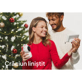 Video monitor, Lionelo, Babyline 9.2. AI, 5 inch, Camera Full HD, Zoom digital 4x, Aplicatie, Tehnologia AI cu detectare a miscarii, Recunoasterea motivului plansului, Melodii, Zgomote albe, Mod nocturn, Alb