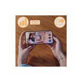 Video monitor, Lionelo, Babyline Go, Cu aplicatia dedicata Lionelo Smart, Mod de noapte 8m, Cu functie de iluminare, Pana la 5h functionare wireless, Comunicare bidirectionala, Rotatie 180 grade, Alb