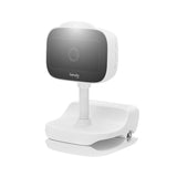 Video monitor, Lionelo, Babyline Go, Cu aplicatia dedicata Lionelo Smart, Mod de noapte 8m, Cu functie de iluminare, Pana la 5h functionare wireless, Comunicare bidirectionala, Rotatie 180 grade, Alb