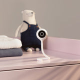 Video monitor, Lionelo, Babyline Smart, Cu aplicatie Smart Life, Cablu USB, Conexiune Wifi, Comunicare bidirectionala, Senzor de temperatura, Negru