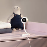 Video monitor, Lionelo, Babyline Smart, Cu aplicatie Smart Life, Cablu USB, Conexiune Wifi, Comunicare bidirectionala, Senzor de temperatura, Negru